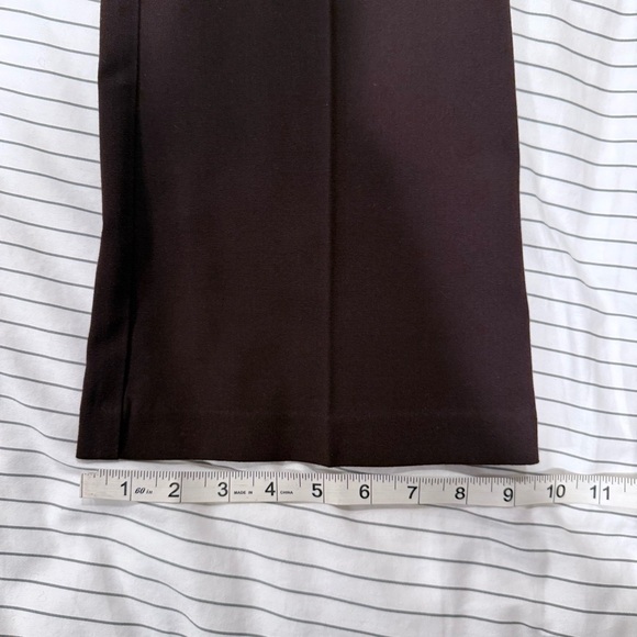 Mandee Women’s Brown Classic Casual Work Career Dress Pants size 1 - Picture 6 of 9